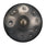 HLURU Stainless Steel Brown Handpan Drum 22 Inch 10 Notes D-kurd Percussion Instrument - Level B Rubber Edge