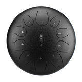 HUASHU Zungentrommel aus Kohlenstoffstahl, 12 Zoll, 11 Noten D-Dur – THD Lotus-Zungentrommel