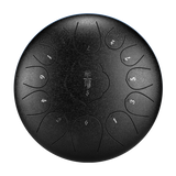 HUASHU Zungentrommel aus Kohlenstoffstahl, 12 Zoll, 13 Noten C-Dur – THD Lotus-Zungentrommel