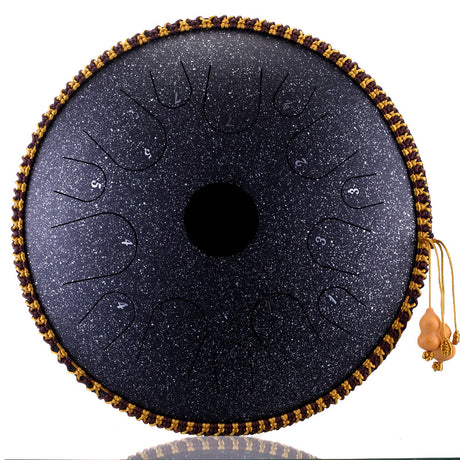 Hluru Copper Steel Tongue Drum 14 Inch 14 Notes for Spiritual Practices - Butterfly Tongue Drum