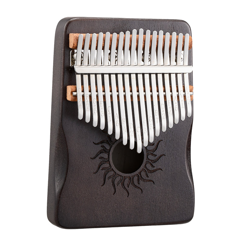 HUASHU Pappel Kalimba C-Dur Daumenklavier – Hollow Sunflower Kalimba