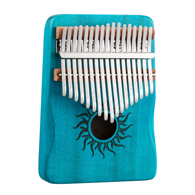 HUASHU Poplar Kalimba C Major Thumb Piano - Hollow Sunflower Kalimba