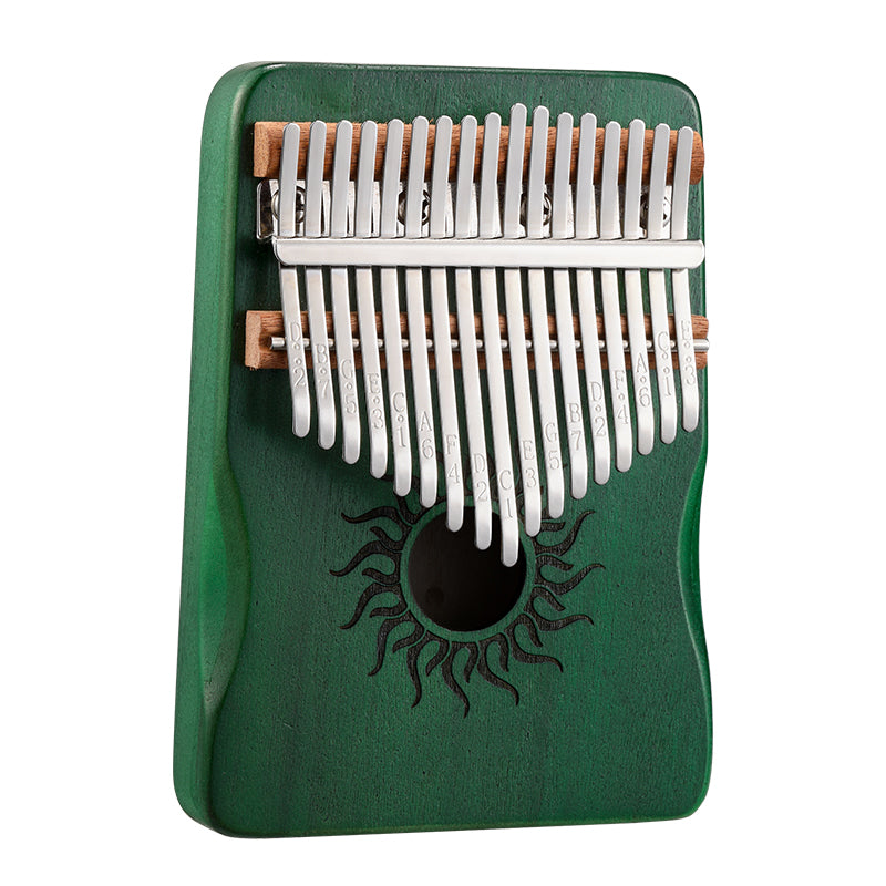 HUASHU Poplar Kalimba C Major Thumb Piano - Hollow Sunflower Kalimba