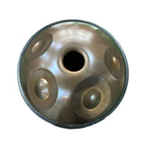 Handpan de acero inoxidable de 22 pulgadas y 10 notas en D Kurd/D Amara