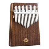 Hluru-Ahorn/Koa/Palisander/Walnuss, 17/21 Tasten, C-Dur-Kalimba – unteres Schallloch