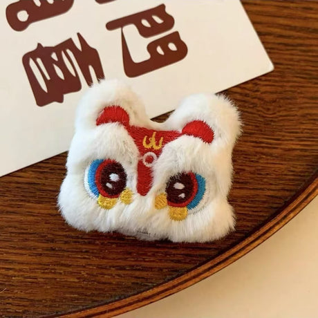 Lion Dance Brooch