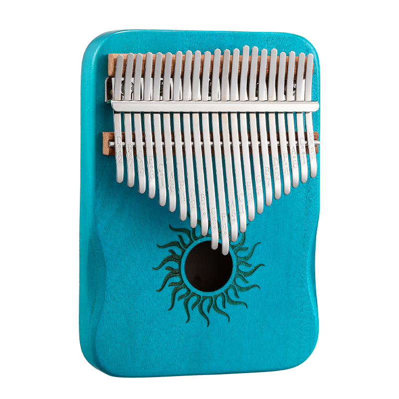 HUASHU Pappel Kalimba C-Dur Daumenklavier – Hollow Sunflower Kalimba