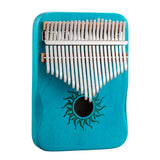 HUASHU Poplar Kalimba C Major Thumb Piano - Hollow Sunflower Kalimba