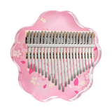 Huashu 17/21 Tasten Acryl C-Dur Kalimba – Kirschdruck