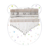 Huashu 17/21 Keys Acrylic C Major Kalimba -  Starry Bear