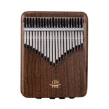 Hluru 17/21 keys C Major Black Walnut Multifunctional  EQ Kalimba, Integrates Sound Pickup, Amplification, Internal Recording, and Effects