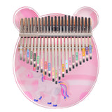 HUASHU Acryl 17/21 Tasten C-Dur Kalimba – Einhorn-Serie