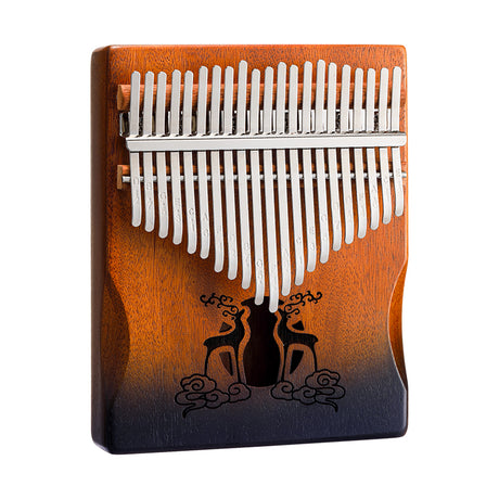 Huashu 17/21 Tasten Mahagoni C-Dur Kalimba – Rentier