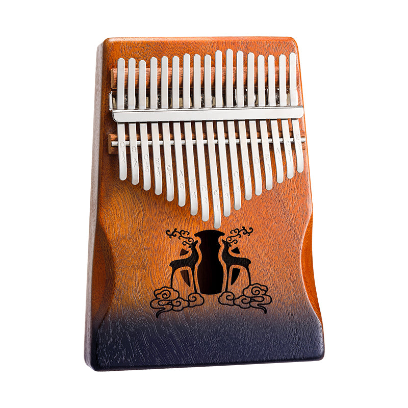 Huashu 17/21 Tasten Mahagoni C-Dur Kalimba – Rentier