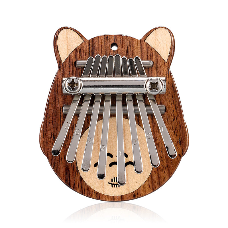 Hluru 8 Tasten Walnuss C-Dur Totoro Kalimba