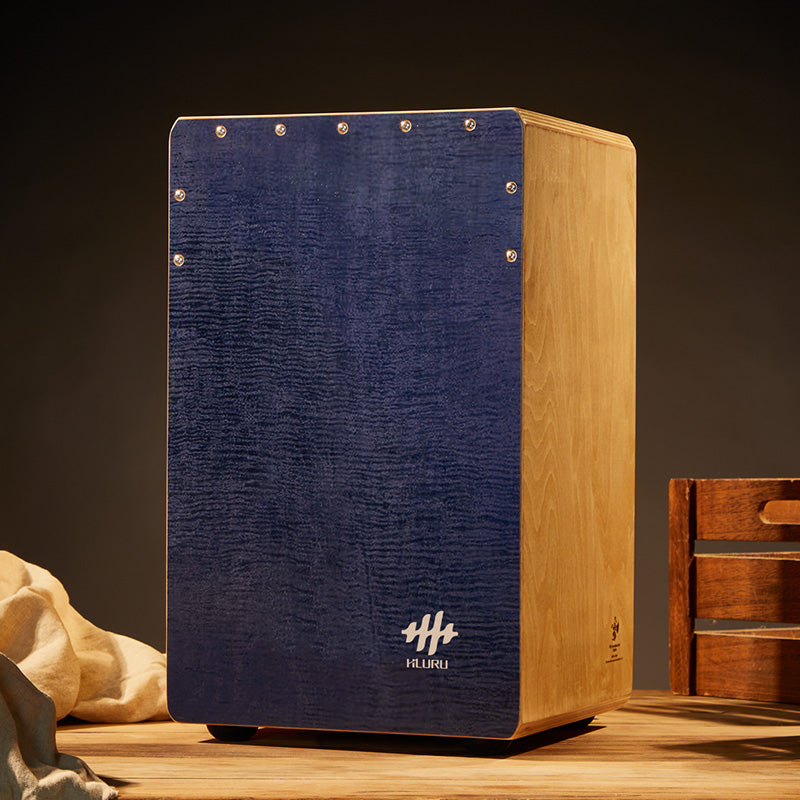 Hluru ChineseAsh Cajón 48CN Indigo Blue – Vermilion Bird