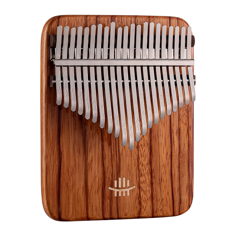 Hluru 21 Keys Red Rosewood C Major Kalimba for Meditation - Round Edge