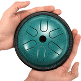 HLURU Microalloyed Steel Tongue Drum 5.5 Inch 6 Notes - Pocket Drum