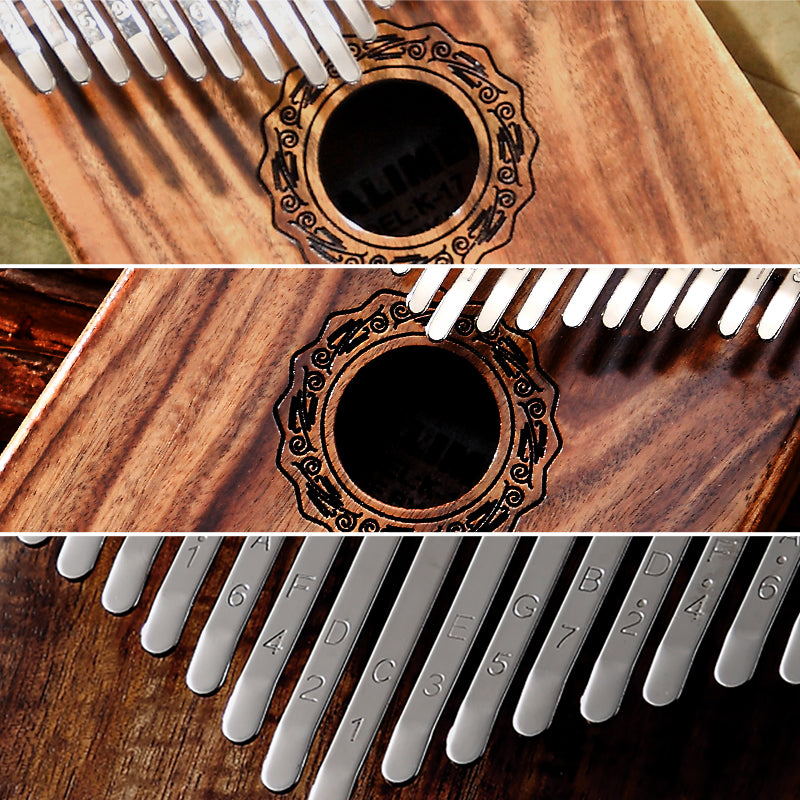 Huashu 17 Tasten Koa C-Dur Kalimba – Totem