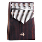 Hluru-Ahorn/Koa/Palisander/Walnuss, 17/21 Tasten, C-Dur-Kalimba – unteres Schallloch