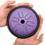 HLURU Microalloyed Steel Tongue Drum 5.5 Inch 6 Notes - Pocket Drum