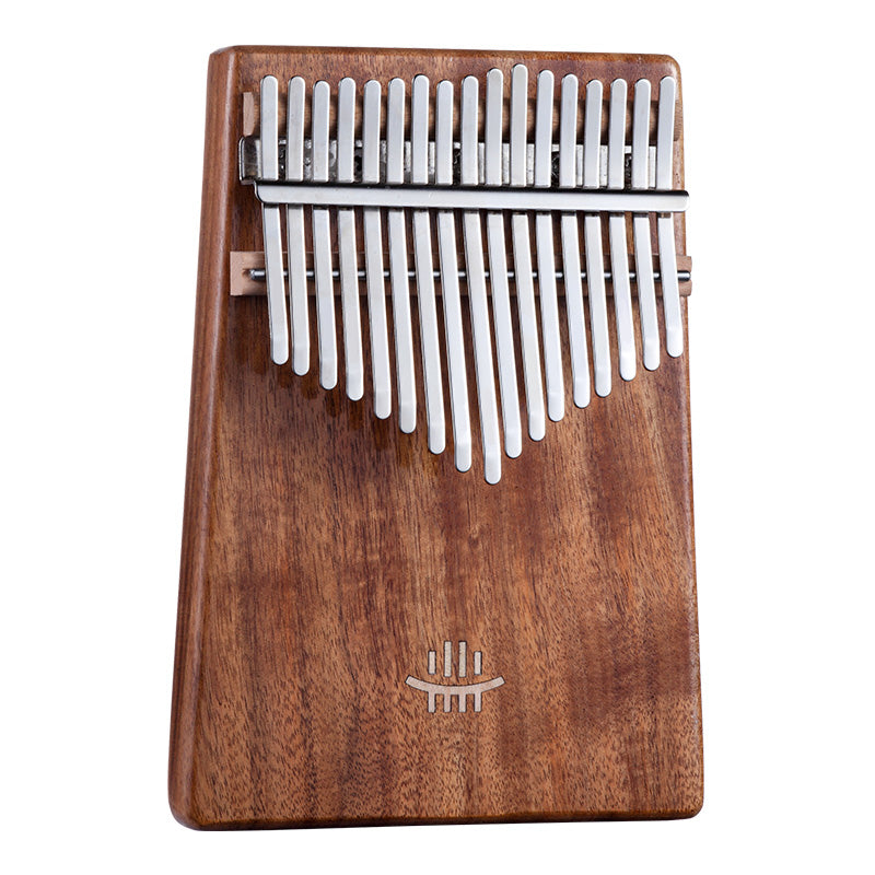 Hluru 17 Keys Koa C Major Kalimba for Spiritual Practices - Square Panel