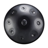 HLURU Stainless Steel Gray Handpan Drum 22 Inch 9 Notes D-kurd Handpan - Level C Rubber Edge