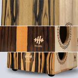 HLURU Cajón Drum Percussion Box Drum – Weißer Tiger