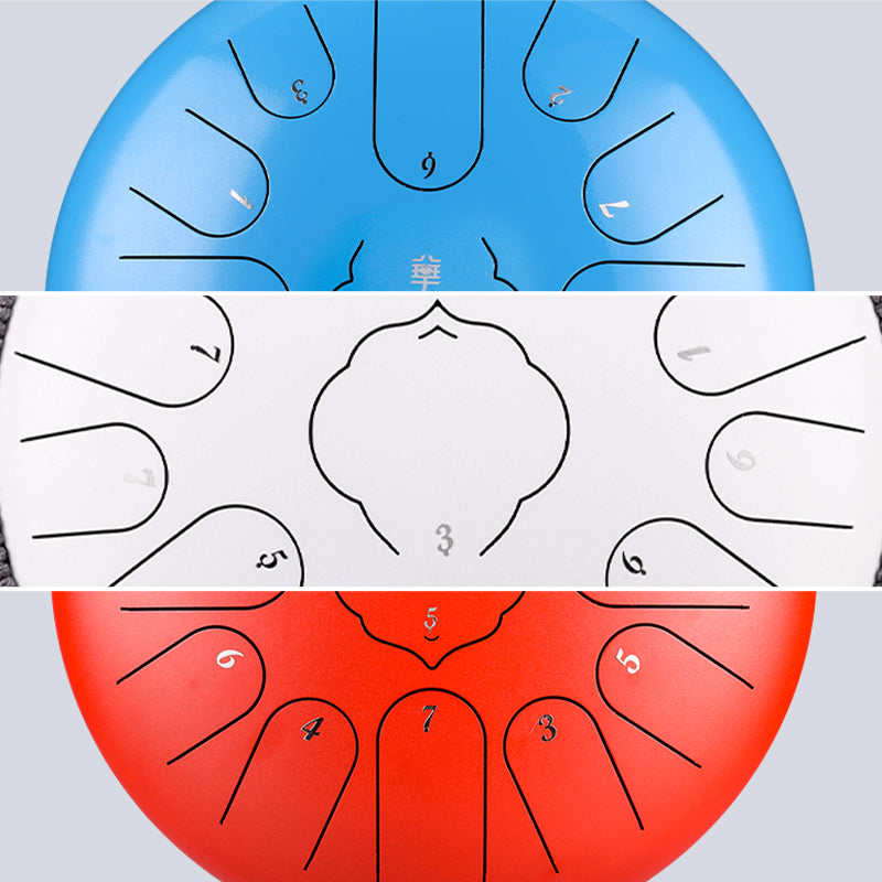 HUASHU Zungentrommel aus Kohlenstoffstahl, 12 Zoll, 13 Noten C-Dur – RUYIN Zungentrommel