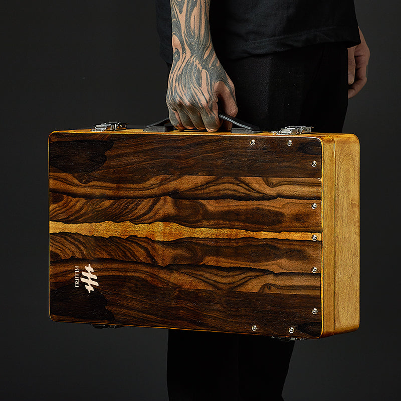 Hluru ChineseAsh Cajón 48CN Indigo Blue – Vermilion Bird